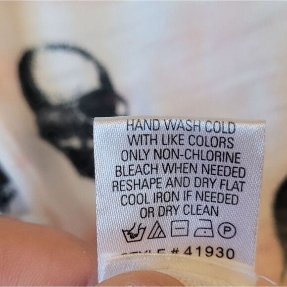 Skull Cashmere Women's White & Pink Tie Dye Skull Graphic T-Shirt Size M - Picture 6 of 6